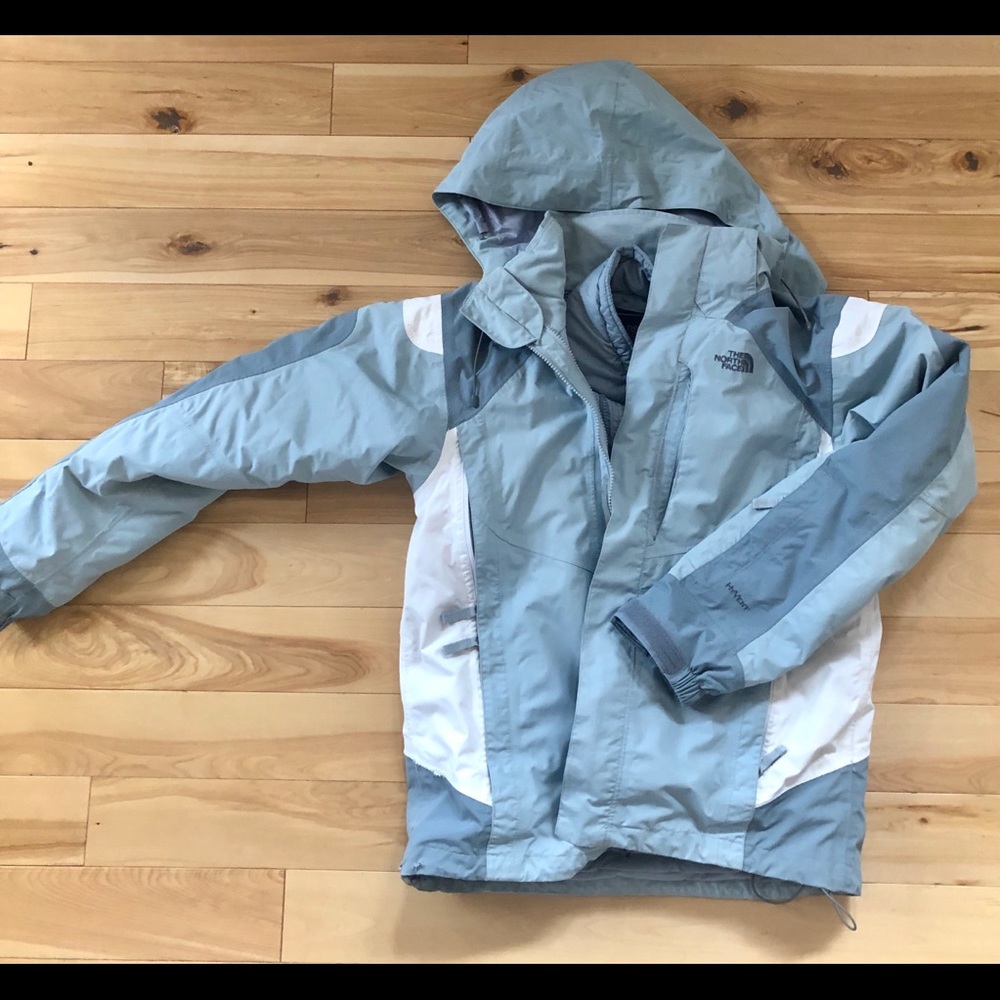 The North Face coat (with liner) and snow pants